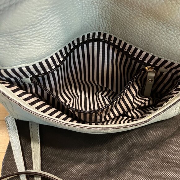 Kate Spade Womens Cobble Hill Carson Leather Crossbody Bag Sz Medium Blue SP GDD - Picture 4 of 12